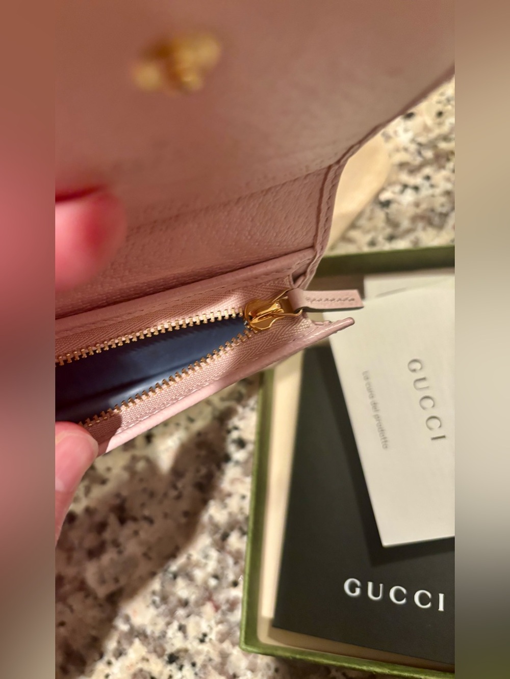 Gucci Ophidia wallet GG pink - Picture 7 of 7